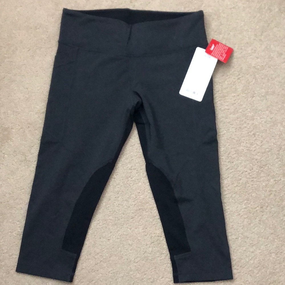 Lululemon  luon leggings. Discontinued Policrosse crop style.